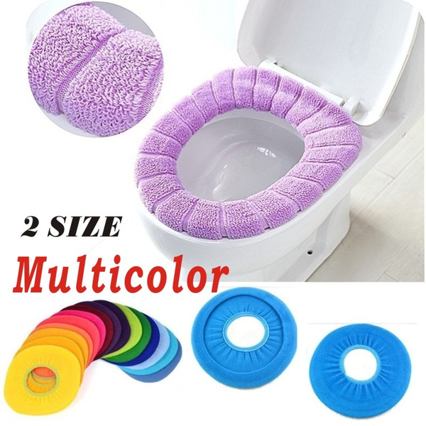 Multicolor Universal Warm Soft Washable Toilet Seat Cover Mat Closestool Lid Wish - Toilet Seat Lid Cover Sizes