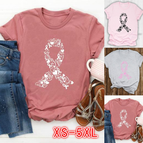 Plus size breast 2024 cancer awareness shirts