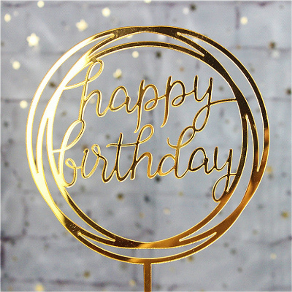 Happy LOCKDOWN Birthday Acrylic Cake Topper