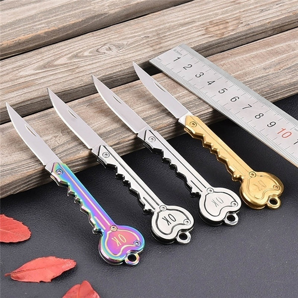  QZL EDC Pocket Knife for Men, Small Folding Keychain Knife with  clip, Stainless Steel Knife Box Cutter for Women, Pocket Knives for Outdoor  Camping Hiking, Mens Gift : Tools & Home