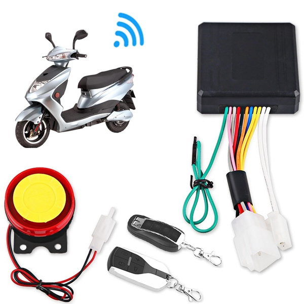 bike security alarm and remote start system