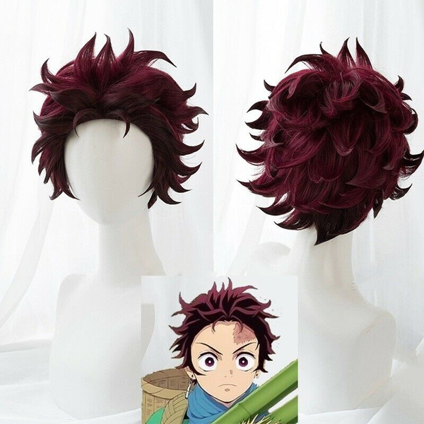 Demon Slayer - Tanjiro Kamado Cosplay Wig