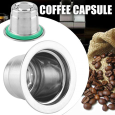 Steel, Coffee, coffeecapsule, refillablecapsule