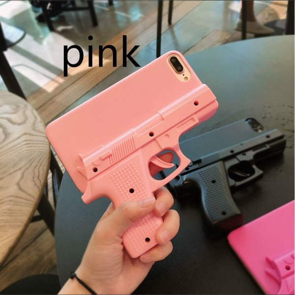 2020 New Luxury 3d Funny Gun Phone Cases For Iphone 11 Pro Max X 7 8 Plus Xr Xs Max 6 6s Plus 5 Soft Silicone Pistol Toy Phone Back Cover Wish
