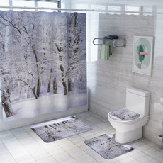 toilet, Bathroom, Polyester, Winter