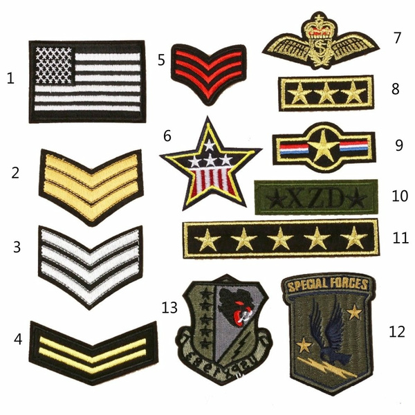 U.S. Army with Star Logo Large 9 Patch