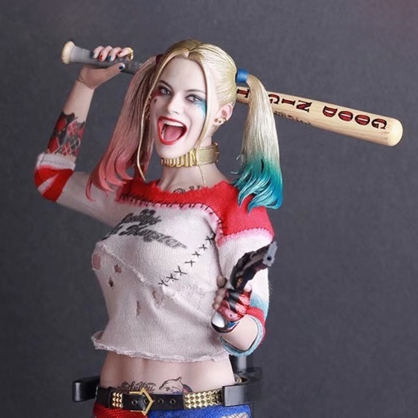Crazy Toys DC Suicide Squad Harley Quinn real clothes 12" PVC Figure Statue gift 