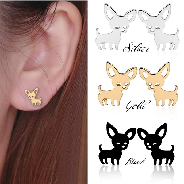 2020 Fashion Simple Cute Little Dog Stud Earring 925 Silver Small Animal  Earrings for Women Jewelry Gifts | Wish