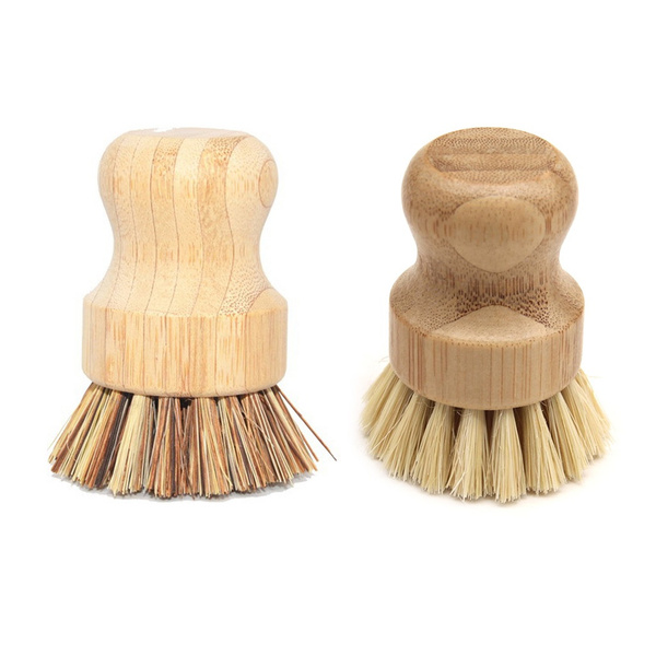 Short Handle Bamboo Dish Brush