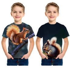 Funny, squirreltshirt, squirrel, Boy