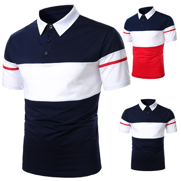 two color polo shirts