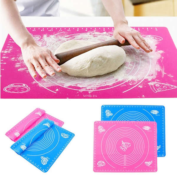 Bakeware Cake Sheet Kneading Dough Rolling Pad Baking Mat Non Stick Silicone 