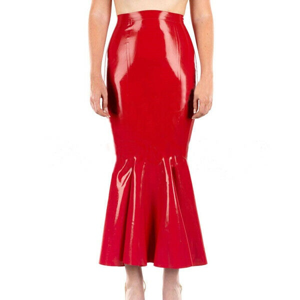 Red fishtail skirt Clearance