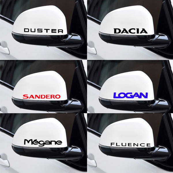 Car mirror Decal sticker for Renault DUSTER MEGANE DACIA LOGAN ZOE