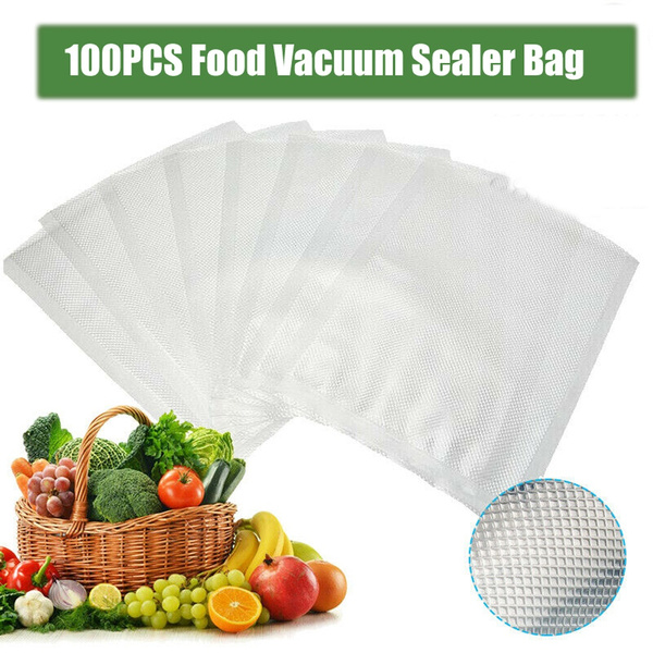 100pcs Food Vacuum Sealer Bags Kitchen Vacuum Packed For Food
