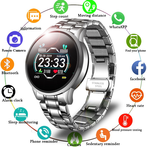 LUIK 2020 Nieuwe Slimme Horloge Mannen Hartslag Bloeddruk Informatie  Herinnering Sport Waterdicht Smart Horloge voor Android IOS Telefoon | Wish
