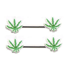 nipplepiercing, Fashion, leaf, Jewelry