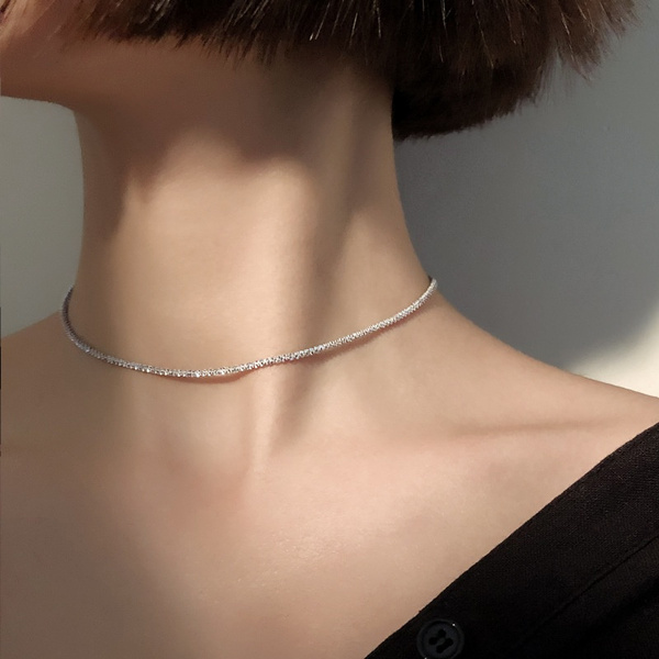 S925 Silver Plated Sky Star Necklace 