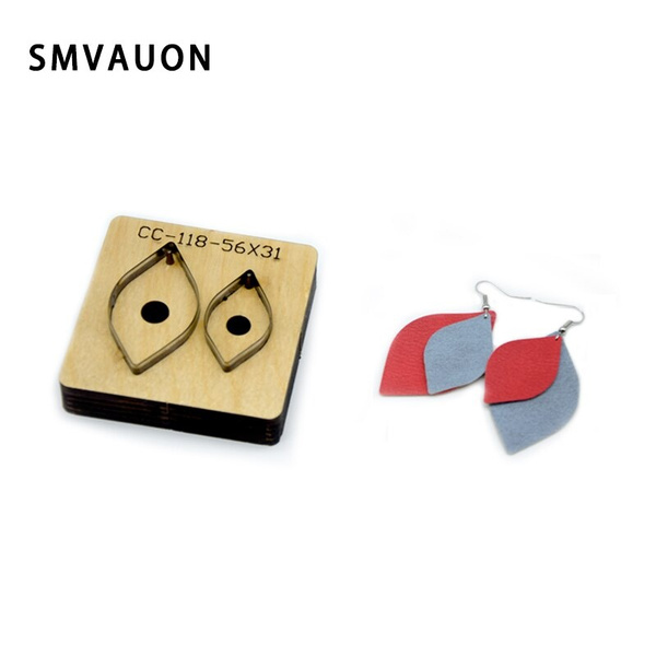 Irregular Leather Cutting Die Die-cut earrings  Leather Die Cutting Die  Leather Punching Crafts Kraft Paper Tools Die-cut earrings