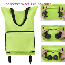 foldabletrolleybag, Bags, Women's Fashion, Totes