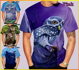 Owl, Fashion, 3dshirt, 3dowltshirt