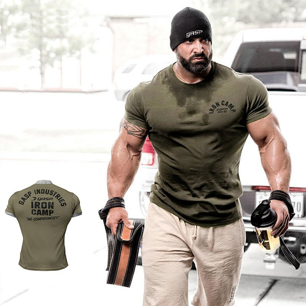 Mens shop gym shirts