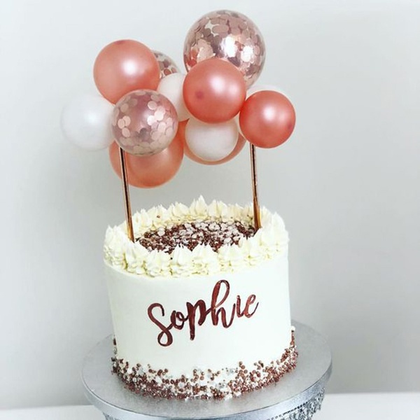 10pcs 5inch Mini Ballons Cake Topper Confetti Balloons Birthday Wedding Decor 10pcs 5inch Mini Ballons Cake Topper Confetti Balloons Birthday Wedding Decor