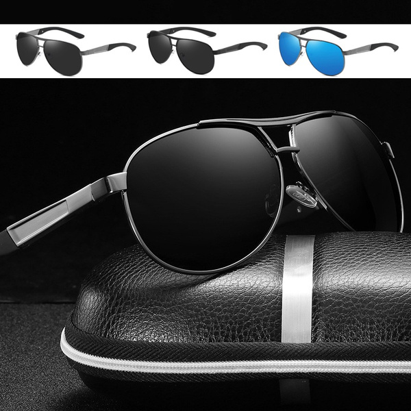 Men's Classic Aviator Polarized Sunglasses Fishing Driving Shade