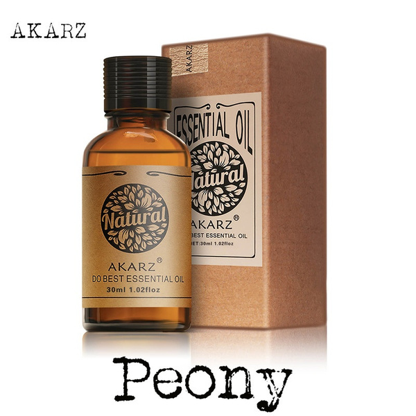 Peony Essential Oil Pure AKARZ 100% Natural Aromatherapy Face Body Care