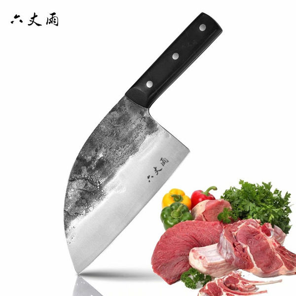 Vegetable and Meat Cleaver knife Full Tang Butcher Knife Kitchen