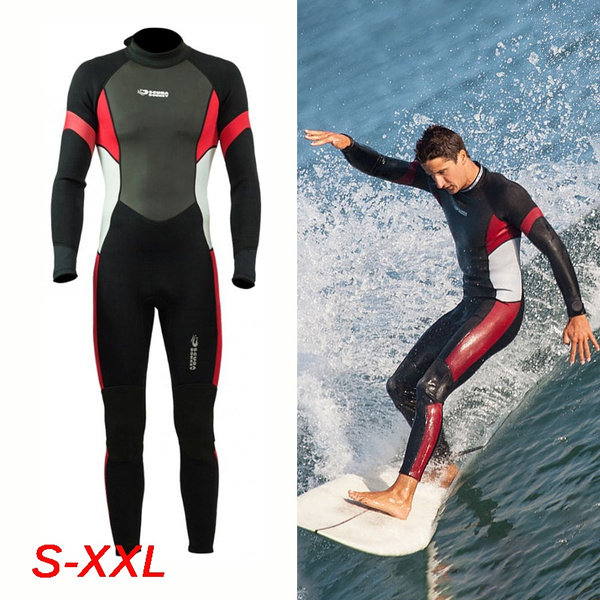 Men 3mm Neoprene Wetsuit Surfing Wet Suit Scuba Diving Suit for