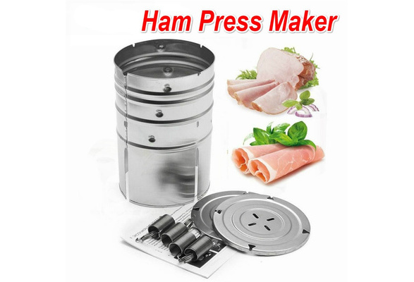 Ham Press Maker Machine 1PC Round Shape Stainless Steel Seafood