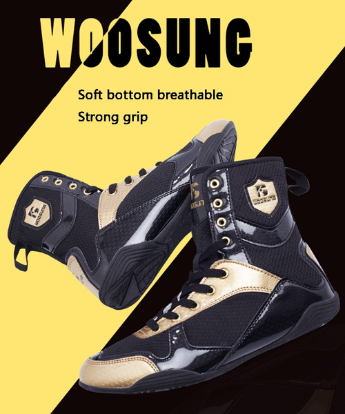 Details about  / New Women Men Boxing Wrestling Sanda shoes sports trainers unisex Fitness Boots