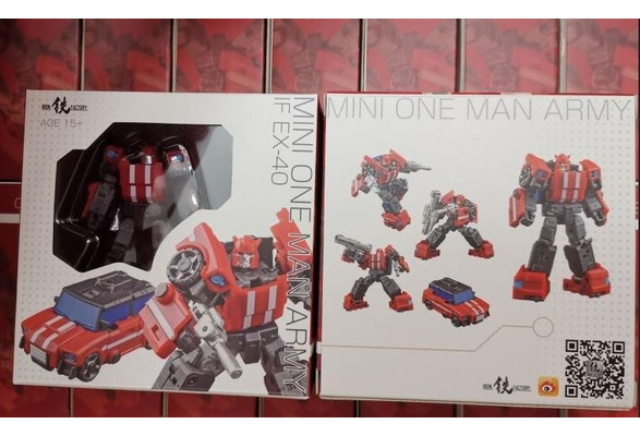 New Iron Factory Transformers toys IF EX-40 Mini One Man Army Cliffjumper In Sto
