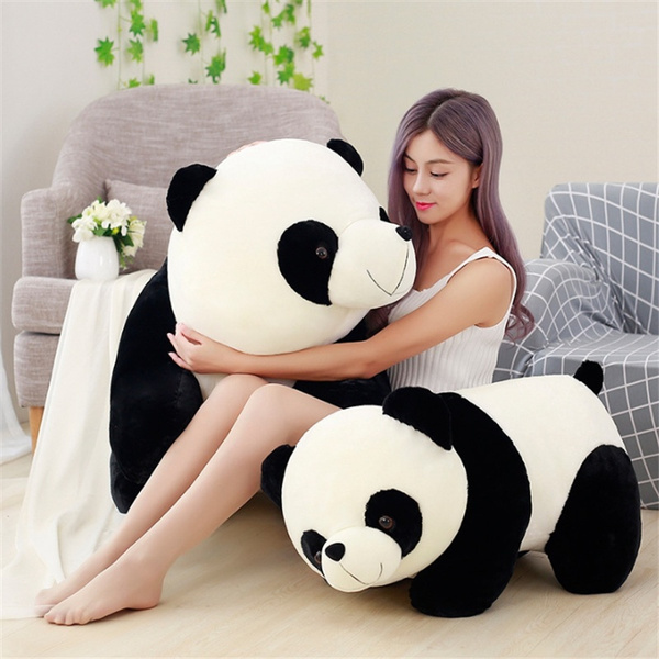 Cute Baby Big Giant Panda Bear Plush Stuffed Animal Doll Animals Toy Pillow Cartoon Dolls Girls Lover Gifts Wish