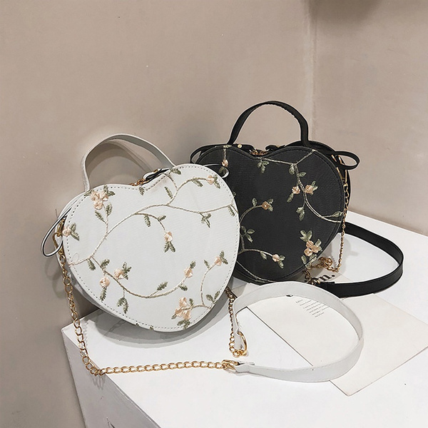 silver heart bolsa
