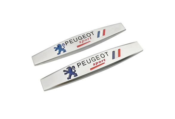 PEUGEOT LION LOGO STICKER FLAG CHECKERS FRANCE PF070