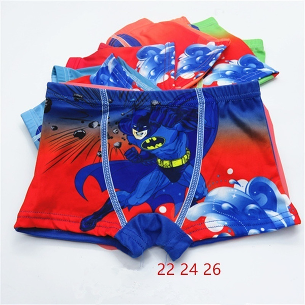 Children's underwear cotton baby boxer Batman Iron Man boy underwear  underwear size: 2-10 years old (random color)