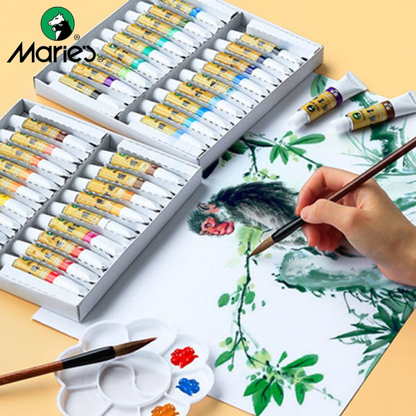 Chinese Watercolor Supplies, Set Watercolor Art Paint