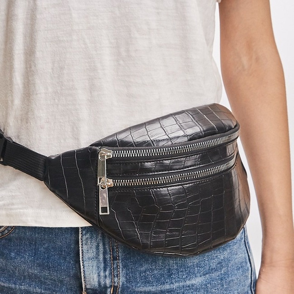 Crocodile waist bag new arrivals