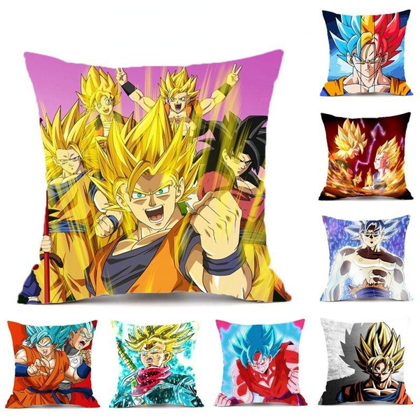 Cartoon Dragon Super Saiyan  Pillow Case Cushion Cover Decoration Pillowcases