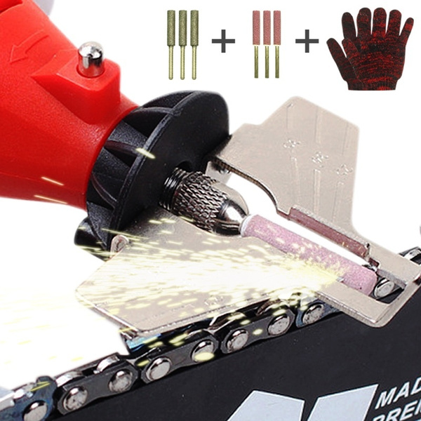 Newest Electric Chainsaw Teeth Sharpener Kit, 110/220 Volts Universal