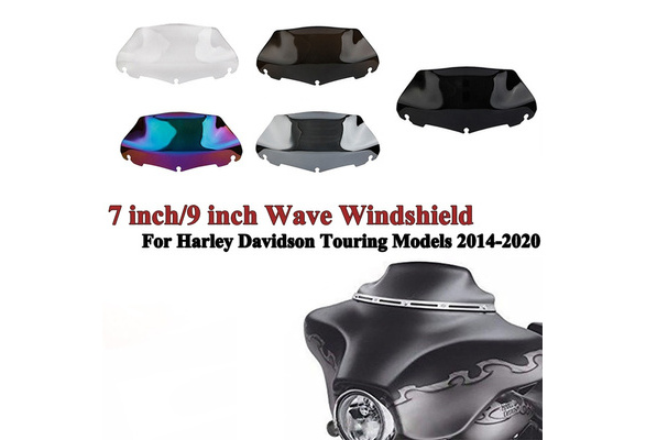 Smoke Windscreen Windshield For Harley Touring Street Electra Glide 2014-2020 