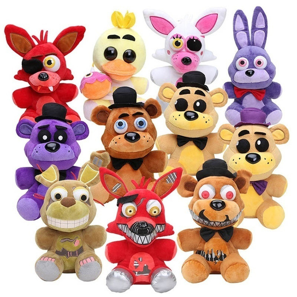 7" Five Nights at Freddy's FNAF Bear Foxy Bonnie Chica Stuffed Plush Toy Gift