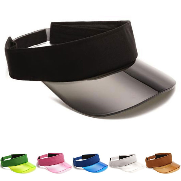 Unisex Transparent Visor Hat Summer PVC 