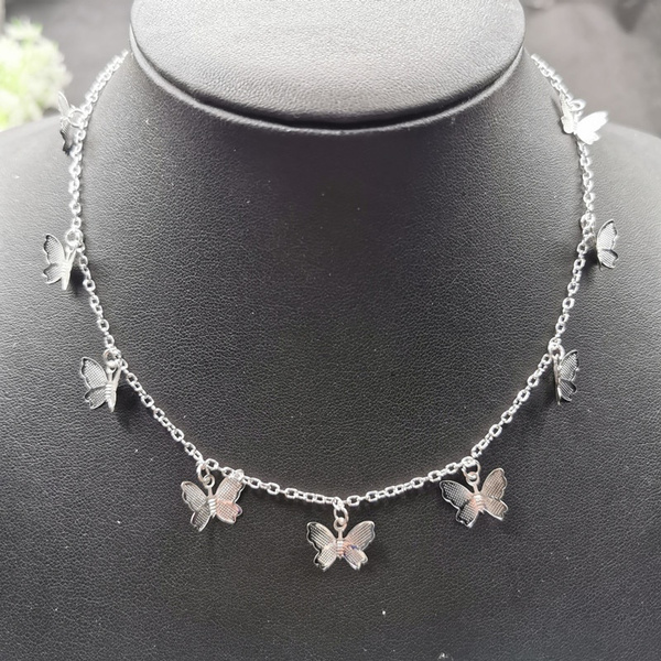 Animal Butterfly Chain Necklace 