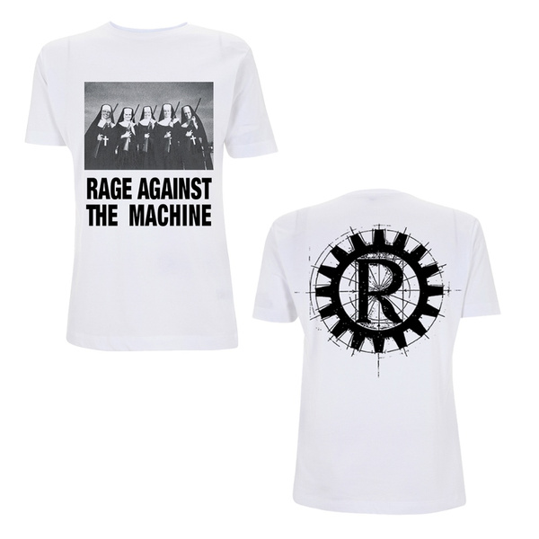 Rage Against The Machine - Nuns And Guns (White) Unisex Shirt | Wish