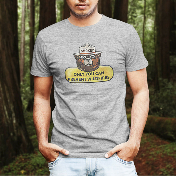 retro smokey the bear shirt