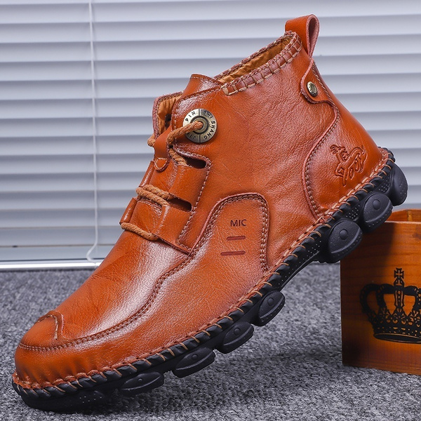 Fashion high quality martin boots 2025 leather short martin british casual boots