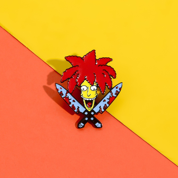 Sideshow Bob Enamel Pins Simpson Cartoon Character Badge Brooch Lapel Pin Friend Fans Gift Wish Sideshow Bob Enamel Pins Simpson Cartoon Character Badge Brooch Lapel Pin Friend Fans Gift Wish